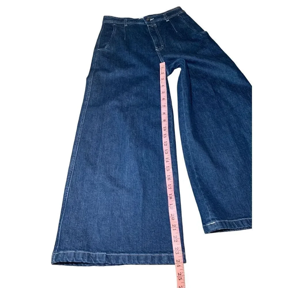 Anthropologie Closed Organic Cotton Leira High-Rise Wide-Leg Jeans